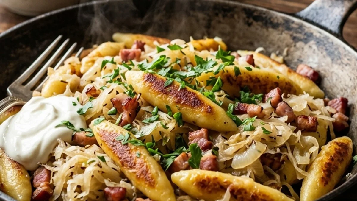 Schupfnudeln mit sauerkraut Zubereitung – Schritt 1: Schupfnudeln goldbraun anbraten (Schritt-für-Schritt-Anleitung aus der KostWelt-Testküche)